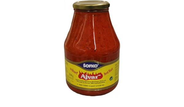 Ajvar scharf 6*2,5kg